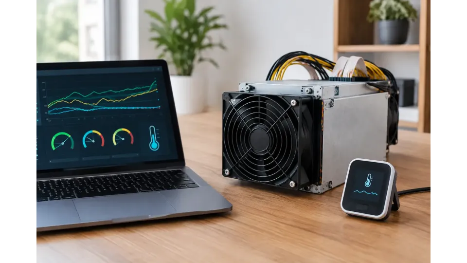 How to Monitor ASIC Temperatures Safely at Home