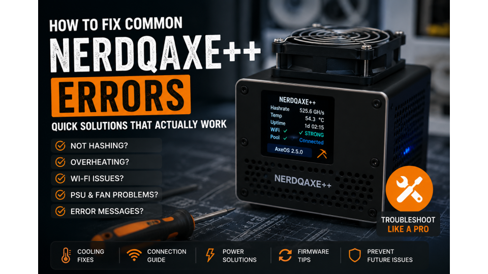 How to Fix Common NerdQaxe++ Errors: Quick Troubleshooting Guide How to Fix Common NerdQaxe++ Errors: Quick Troubleshooting Guide
