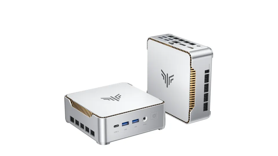 NiPoGi P2 Mini PC – Ryzen 4300U White | 16GB RAM | 1TB NVMe | Pre-Installed with 5tratumOS