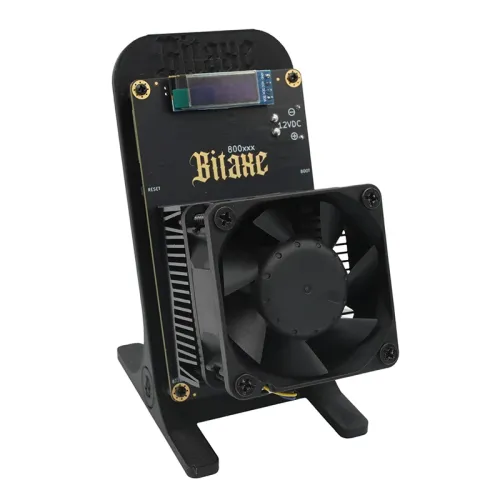 Bitaxe Gamma Turbo 800 Home Bitcoin Miner – Black – 2.4 TH/s Ultra-Quiet Open-Source BTC Miner