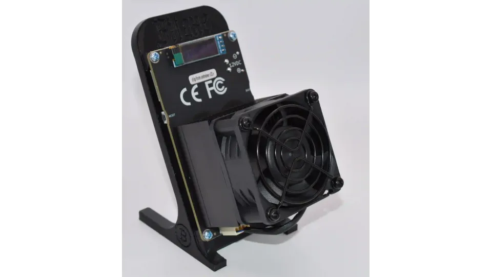 Bitaxe Gamma Turbo 801 Home Bitcoin Miner – Black – 2.4 TH/s