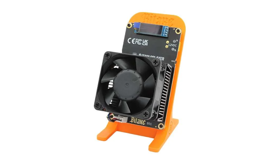 Bitaxe Gamma Turbo 801 Home Bitcoin Miner – Orange – 2.4 TH/s