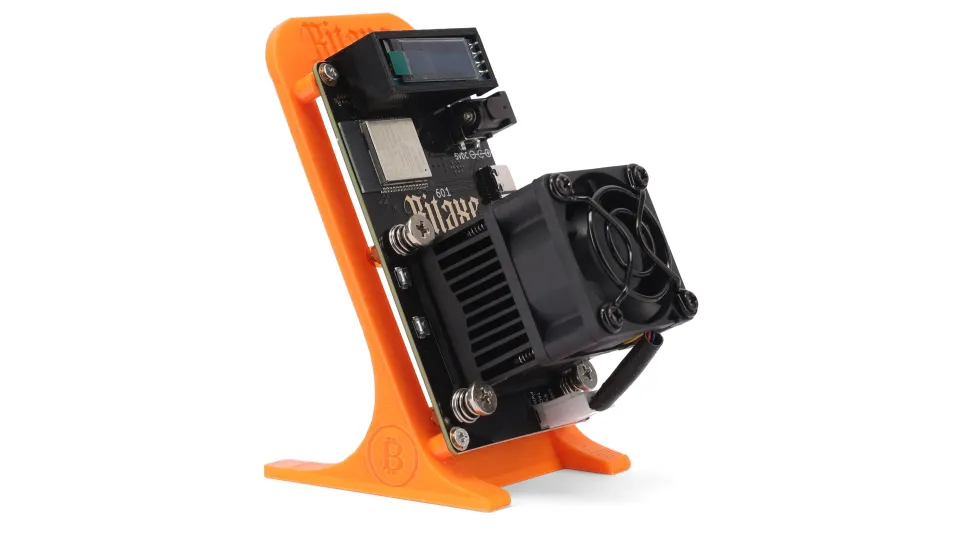 Bitaxe Gamma 601 Orange Solo Bitcoin Miner – 1.2TH/s 18W BM1370
