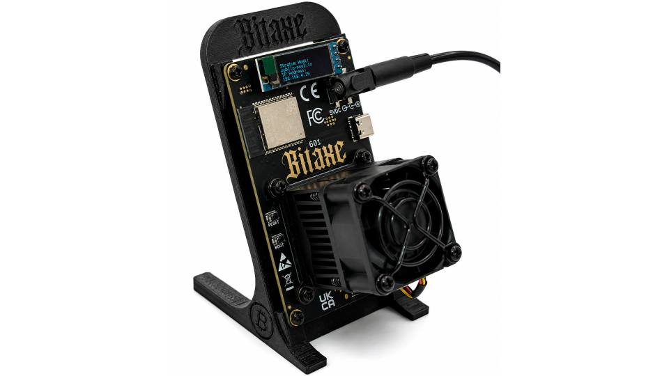 Bitaxe Gamma 601 Solo Bitcoin Miner – 1.07 to 1.2TH/s 18W BM1370