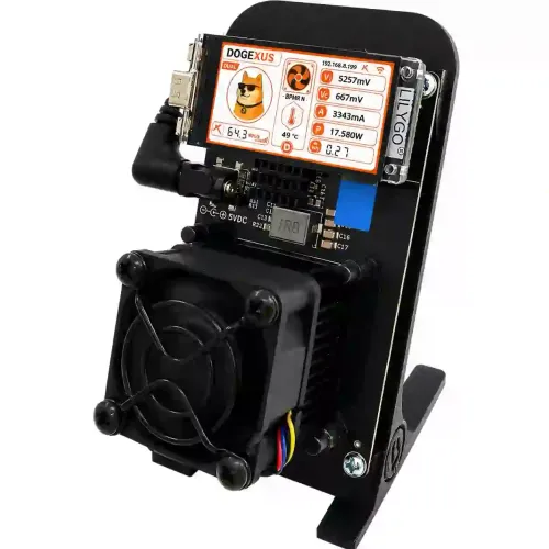 DX01 60MH/s Scrypt Miner – Dogecoin & Litecoin Home Solo Miner with LILYGO Display
