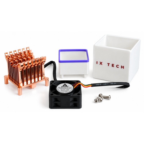 IxTech NerdQX VREG Copper Heatsink & 40mm PWM Fan Cooling Kit
