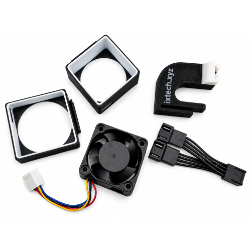 iX-Tech NerdQaxe++ / QAxe+ Hydro VREG Active Cooling Kit – 12V PWM