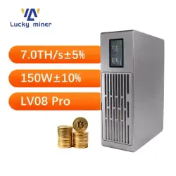 Lucky Miner LV08 Pro 7TH/s Bitcoin Miner – Quiet Home WiFi BTC ASIC Miner Lucky Miner LV08 Pro 7TH/s Bitcoin Miner – Quiet Home WiFi BTC ASIC Miner