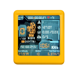 NM-TV 154 Bitcoin USB Miner – ESP32 Solo Lottery BTC Miner with Display