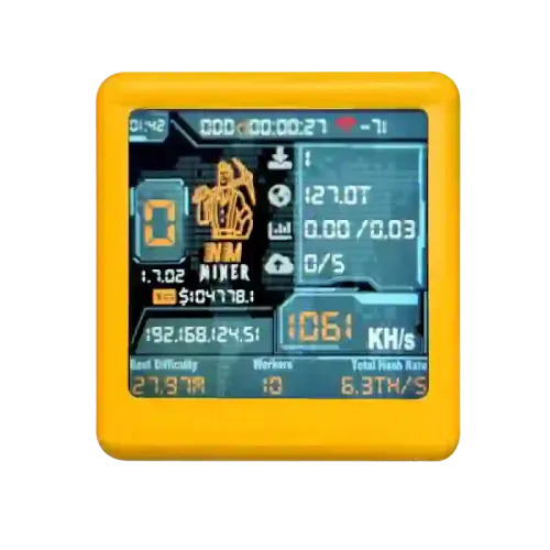 NM-TV 154 Bitcoin USB Miner – ESP32 Solo Lottery BTC Miner with Display NM-TV 154 Bitcoin USB Miner – ESP32 Solo Lottery BTC Miner with Display