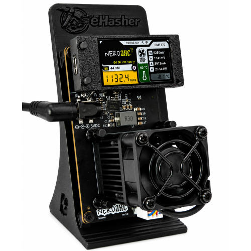 NerdAxe Gamma 601 Bitcoin Miner 1.2TH/s – Black – Open Source WiFi Mini BTC Miner NerdAxe Gamma 601 Bitcoin Miner 1.2TH/s – Black – Open Source WiFi Mini BTC Miner