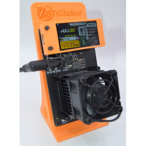 NerdAxe Gamma 601 Bitcoin Miner 1.2TH/s – Orange – Open Source WiFi Mini BTC Miner
