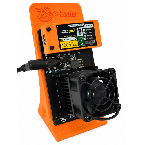 NerdAxe Gamma 601 Bitcoin Miner 1.2TH/s – Orange – Open Source WiFi Mini BTC Miner