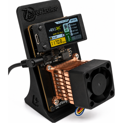 NerdAxe Gamma 601 EL-Mirage Bitcoin Miner 1.2TH/s – Black – Open Source WiFi Mini BTC Miner NerdAxe Gamma 601 EL-Mirage Bitcoin Miner 1.2TH/s – Black – Open Source WiFi Mini BTC Miner