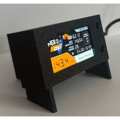 NerdNOS 100 GH/s Black Bitcoin Miner – High-Speed Home Bitcoin Lottery Miner