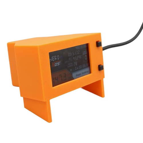 NerdNOS 100 GH/s Orange Bitcoin Miner – High-Speed Home Bitcoin Lottery Miner