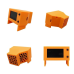 NerdNOS 100 GH/s Orange Bitcoin Miner – High-Speed Home Bitcoin Lottery Miner