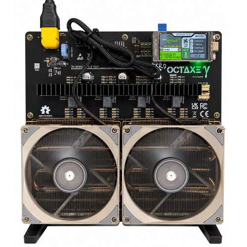 NerdOctaxe Home Bitcoin Miner 9.6TH/s – Ultra Quiet WiFi BTC ASIC (8x BM1370) NerdOctaxe Home Bitcoin Miner 9.6TH/s – Ultra Quiet WiFi BTC ASIC (8x BM1370)