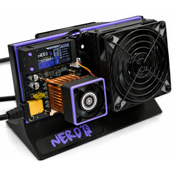 NerdQX Black Bitcoin Miner | iX-Tech Full Copper Heatsink | BM1370 ASIC NerdQX Black Bitcoin Miner | iX-Tech Full Copper Heatsink | BM1370 ASIC