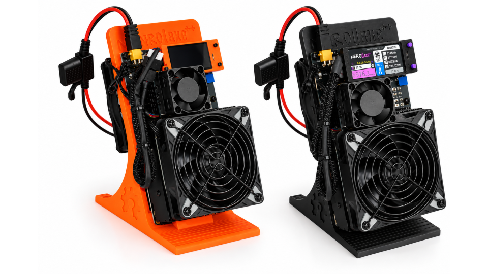 NerdQaxe++ Rev6.1 Bitcoin Miner 4.8 ~ 6TH/s