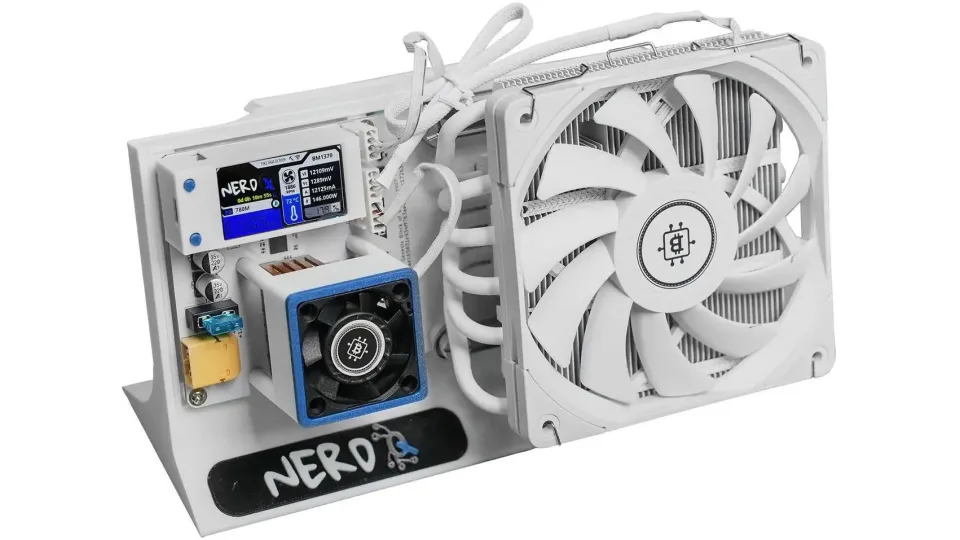 NerdQX Bitcoin Solo Miner – 8.1 TH/s, 138.5W NerdQX Bitcoin Solo Miner – 8.1 TH/s, 138.5W