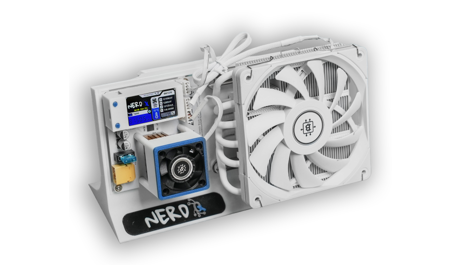 NerdQaxe Bitcoin Solo Miner – 8.1 TH/s, 138.5W