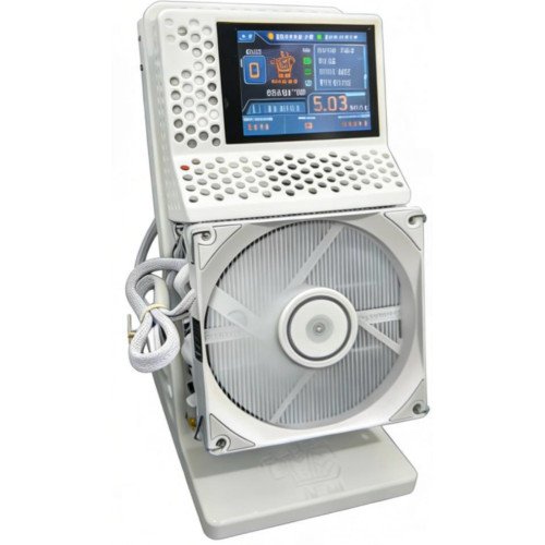 NMQAxe++ 4.8 - 6TH/s White Bitcoin ASIC Miner – 4× BM1370 Home SHA-256 Miner with Touchscreen