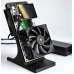 NMQAxe++ Black Bitcoin Miner – 4× BM1370 – 4.8TH/s Default / Up to 5.7TH/s – Touchscreen