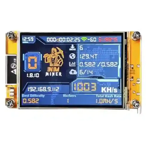 NmMiner V2 Home Bitcoin Miner – Quiet ESP32 NmMiner V2 Home Bitcoin Miner – Quiet ESP32